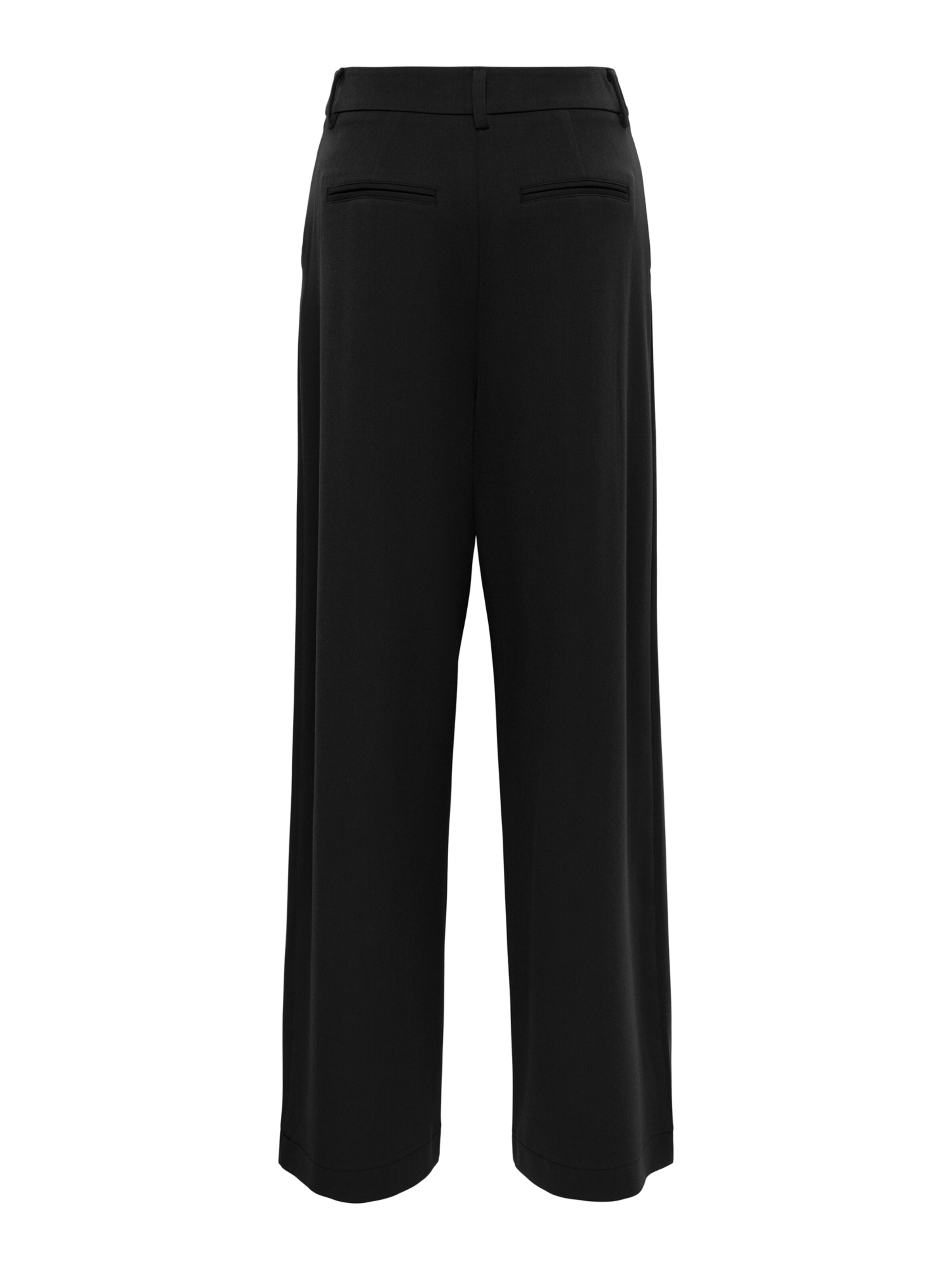 ONLY Wide leg Pleat-front trousers 'ONLPALINO' in Black