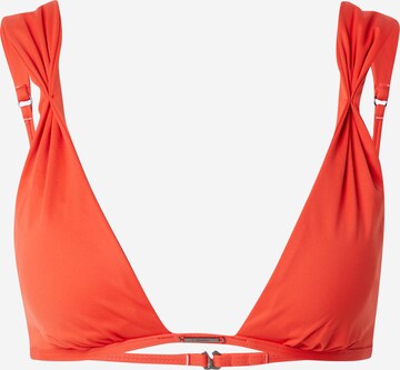 Calvin Klein Swimwear Τρίγωνο Τοπ μπικίνι σε κόκκινο: μπροστά