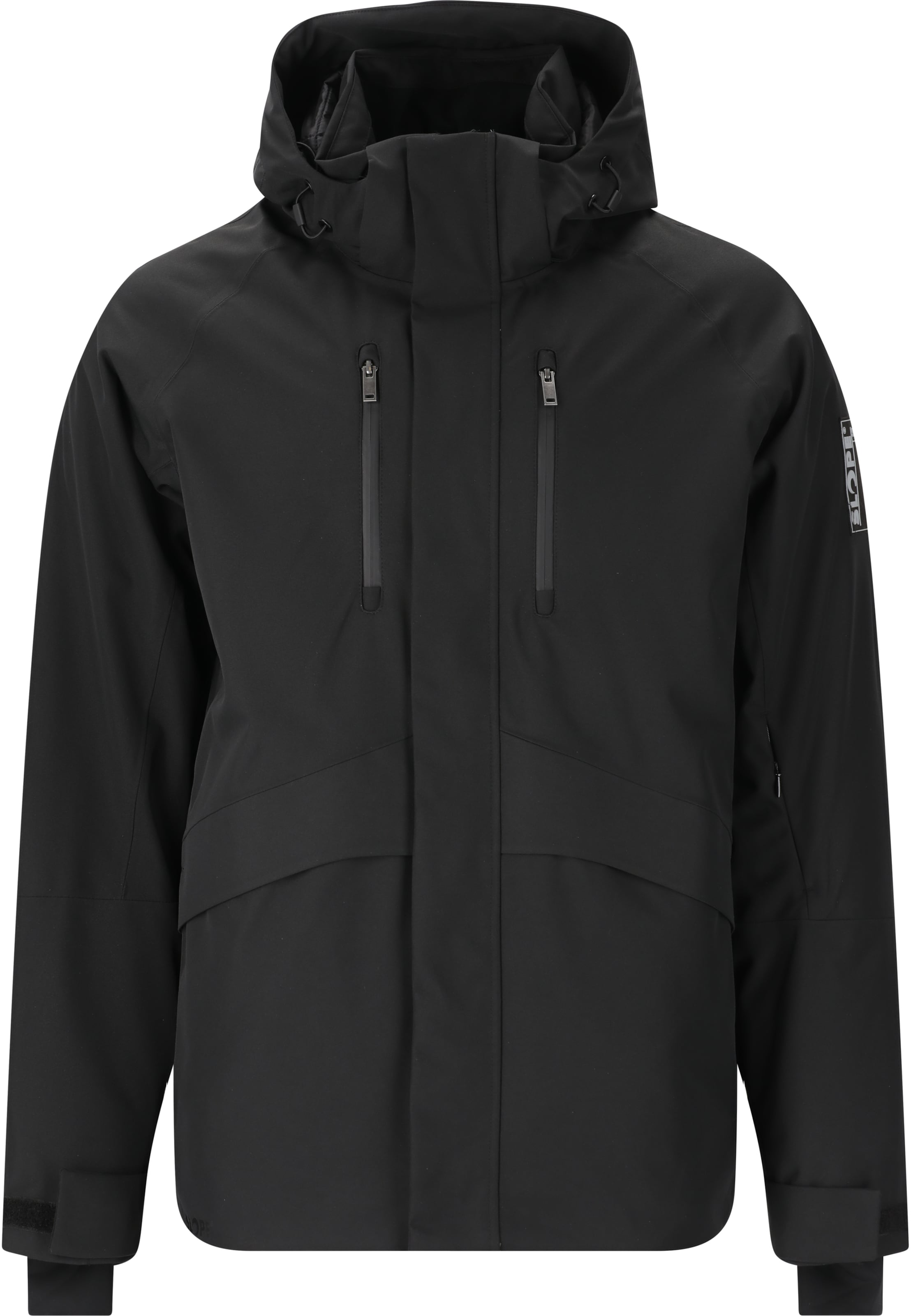 SLOPE Skijacke 'Kenai' in Schwarz: Vorderseite