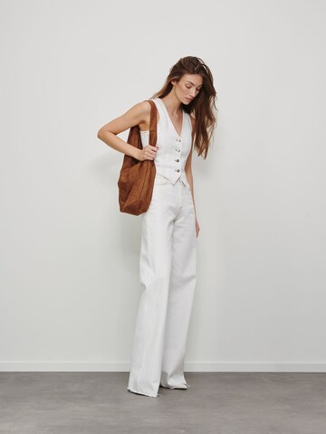 Wide Leg Jean RÆRE by Lorena Rae en blanc