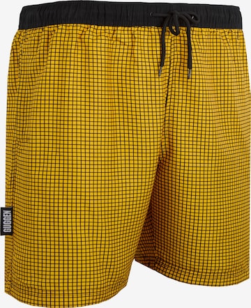 Guggen Mountain Badeshorts 'Boardshorts Style 6' in Gelb: Vorderseite
