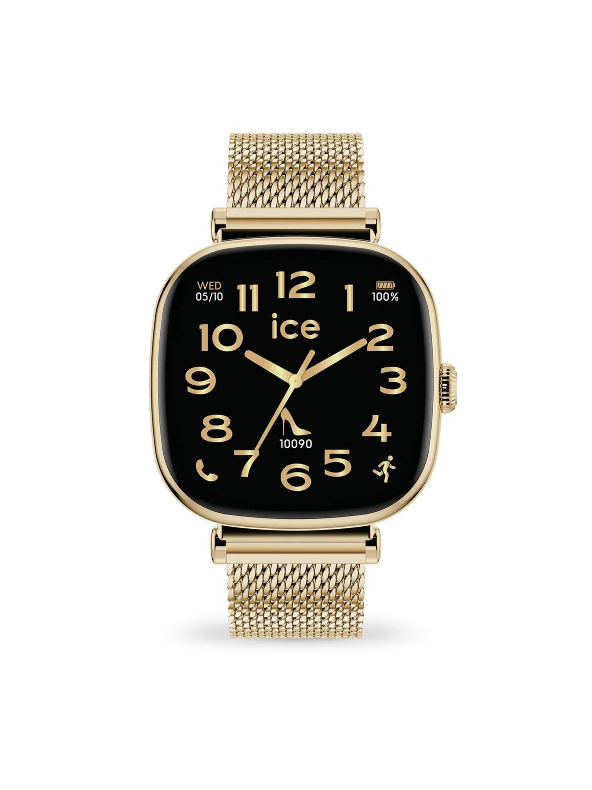 Montre digitale 'Ice-Watch - Smartwatch ICE smart SQ 2.0 - Quartz watch movement - Watch case width: 41 mm' Ice-Watch en or : devant