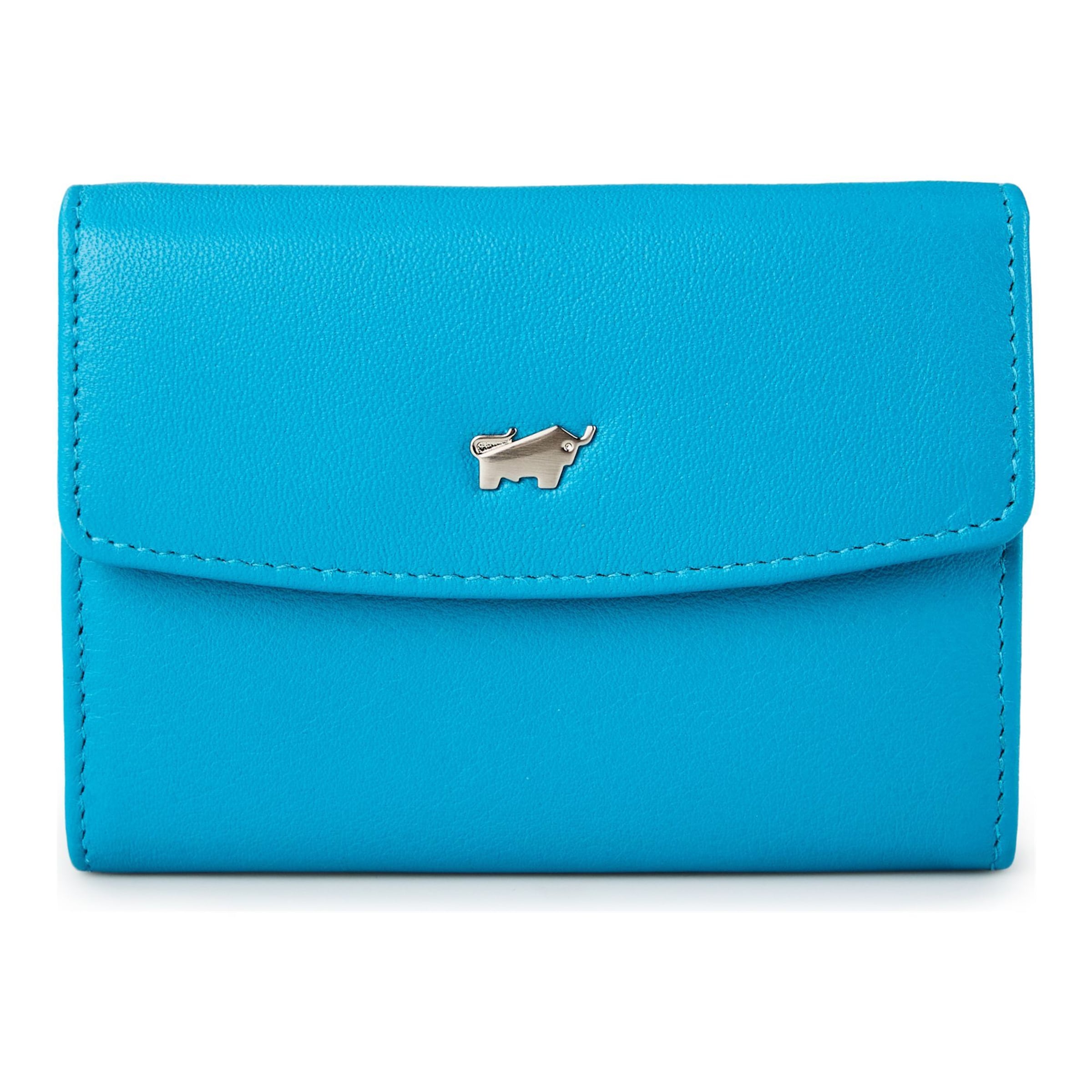 Braun Büffel Portemonnee 'Joy' in Blauw: voorkant