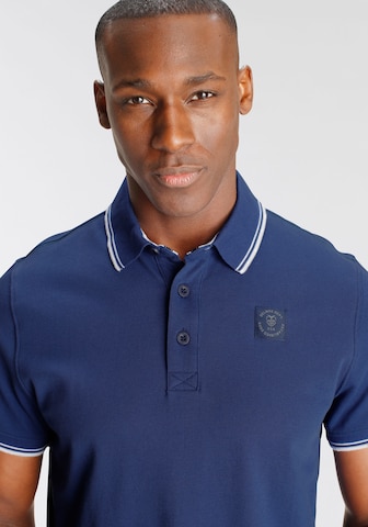 DELMAO Poloshirt in Blau