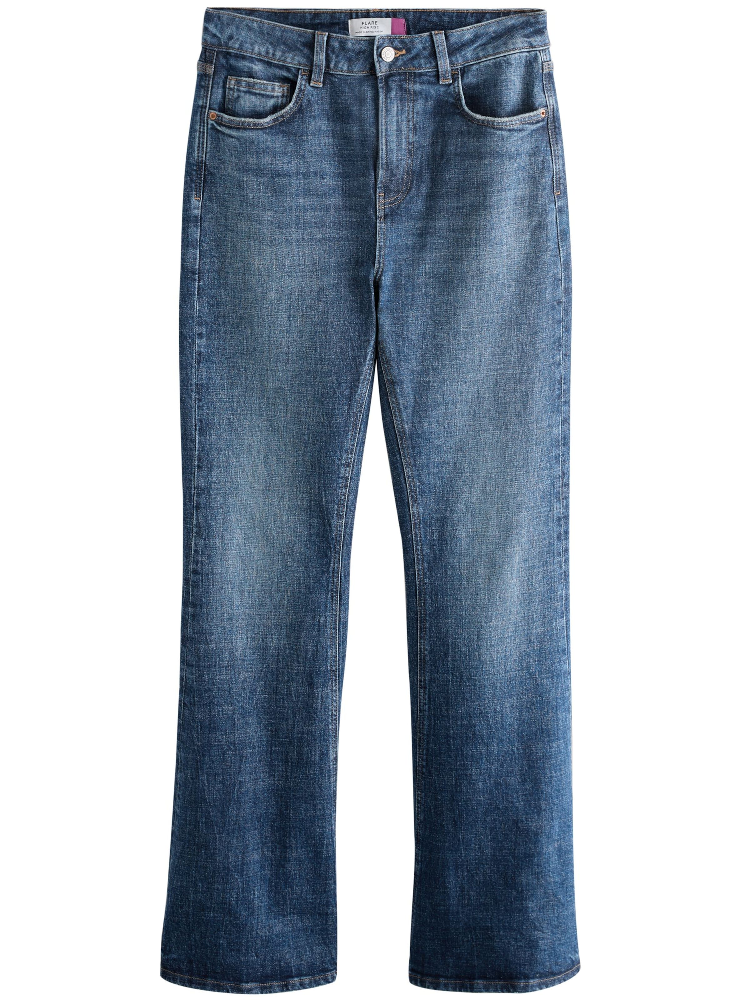 Regular Jeans de la Next pe albastru: față