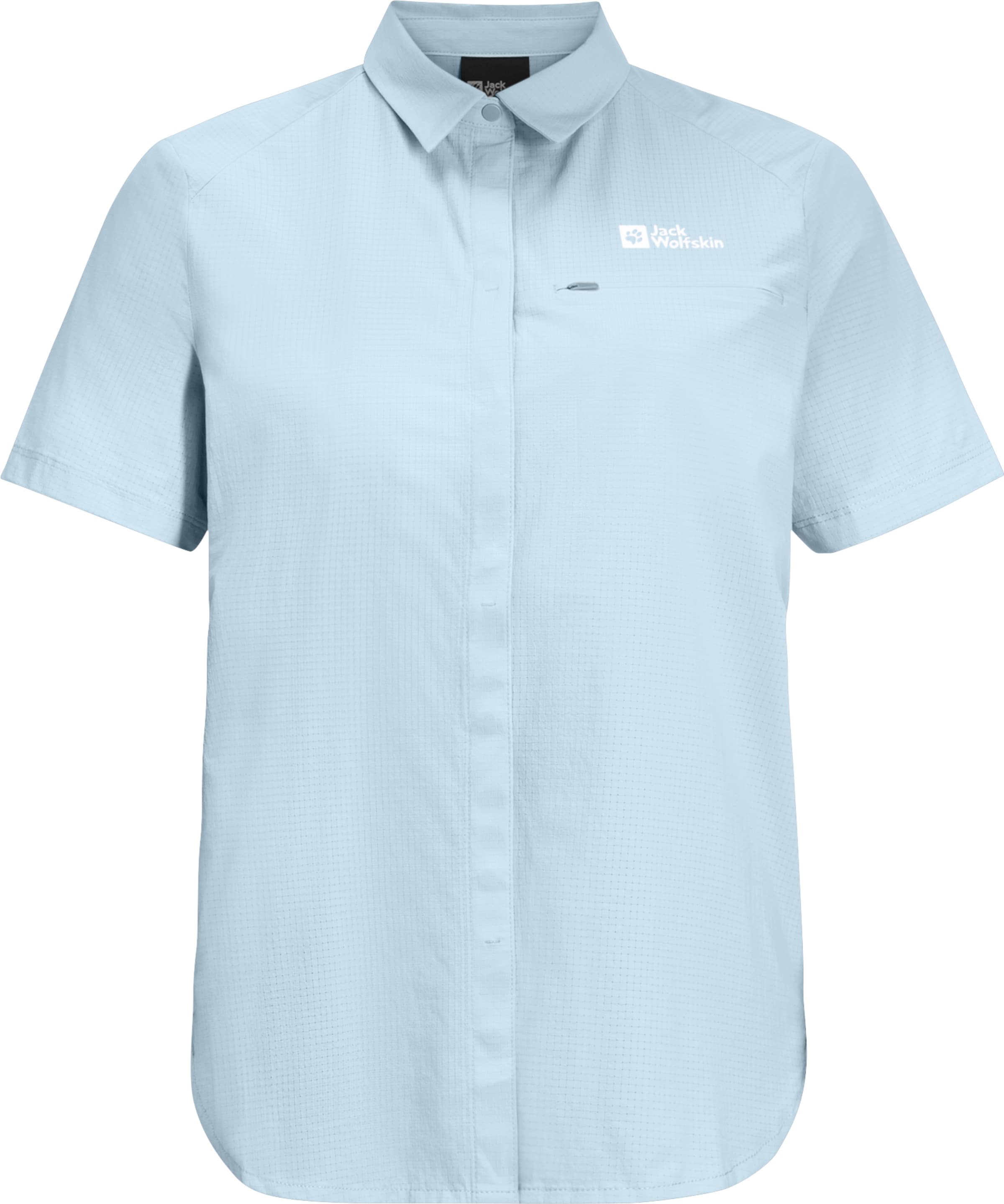 JACK WOLFSKIN Funktionsbluse in Blau: Vorderseite