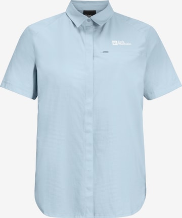 JACK WOLFSKIN Funktionsbluse in Blau: Vorderseite