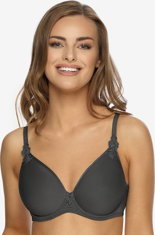 VIANIA T-shirt Bra 'Betty' in Grey: front