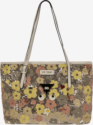 MYMO - Shopper 'Pop Eyetheme' em branco: frente