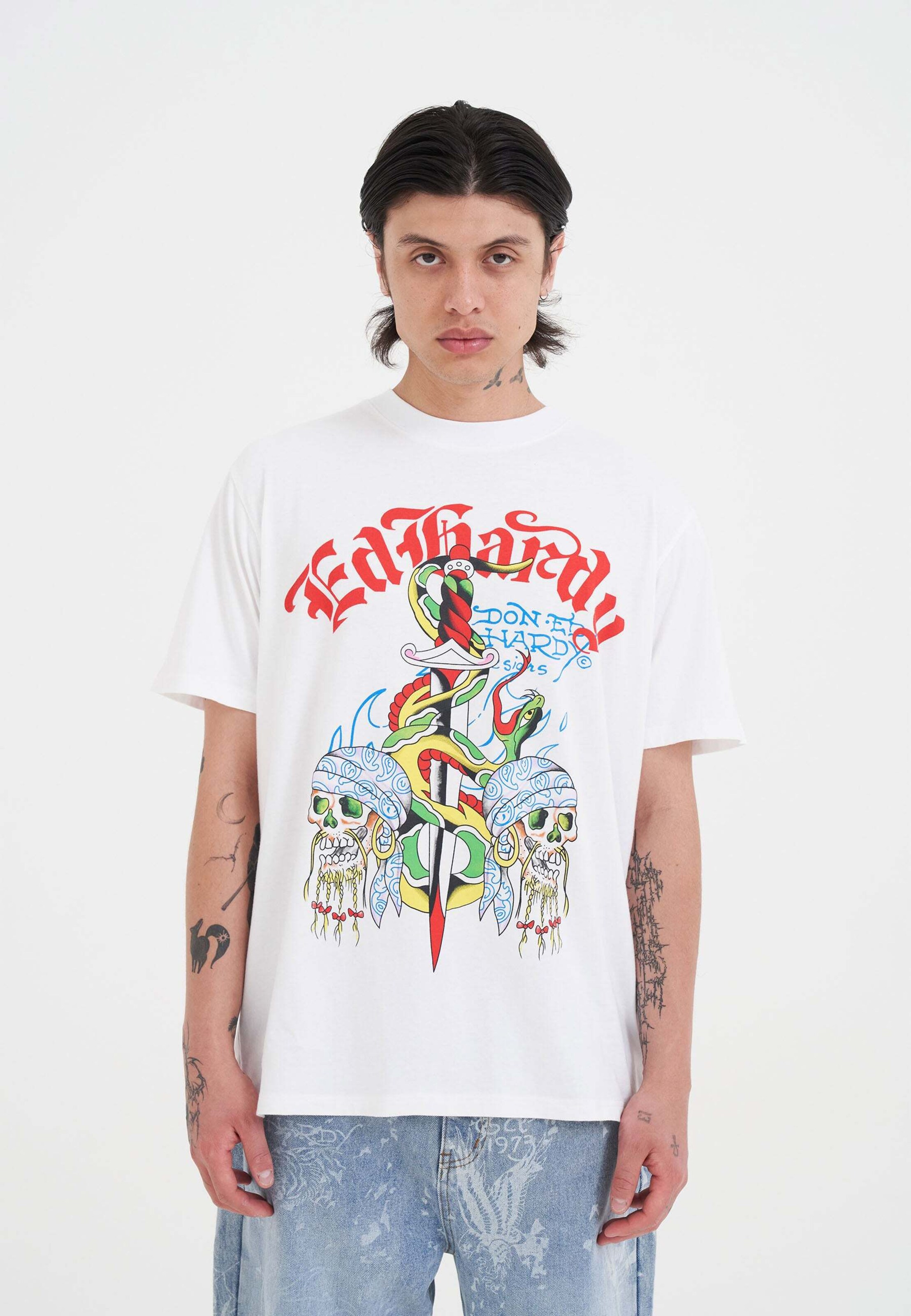Ed Hardy T-Shirt in Weiß | ABOUT YOU
