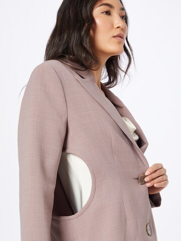 Blazer 'CUT OUT' di River Island in beige