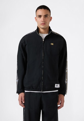 Giacca di mezza stagione di Champion in nero: frontale