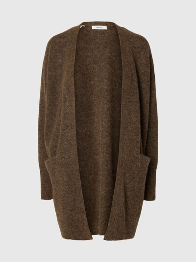 SELECTED Knit cardigan in XS in Brown, Item view