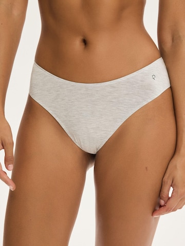 ESOTIQ - Tanga 'Comfie' en gris: frente