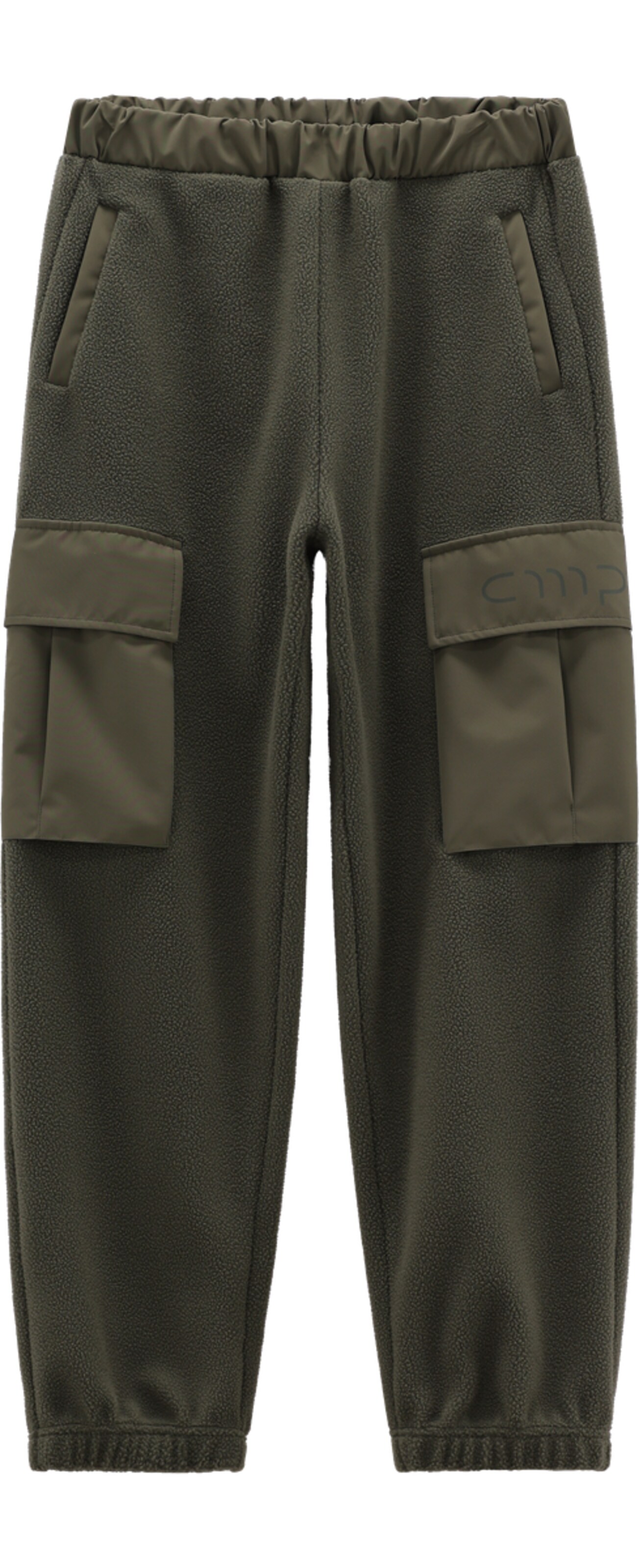 CMP Tapered Outdoor Pants in Green: front