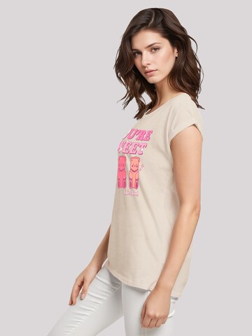 T-shirt 'Valentinstag You're Sweet Gummy Bears' F4NT4STIC en beige