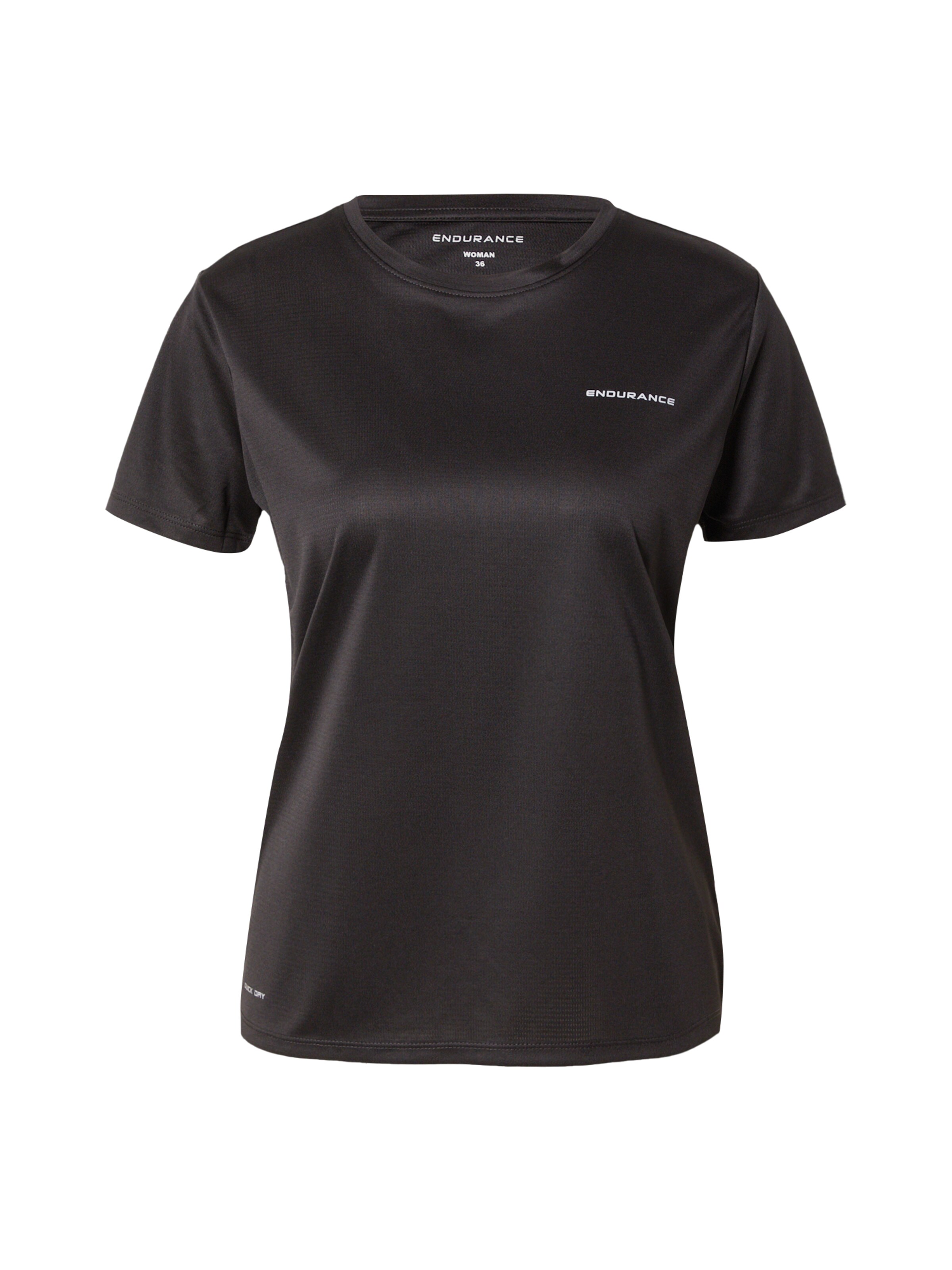 ENDURANCE Funktionsshirt 'Vista' in Schwarz: Vorderseite