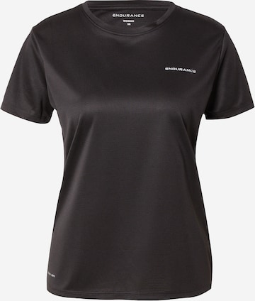 ENDURANCE Funktionsshirt 'Vista' in Schwarz: Vorderseite