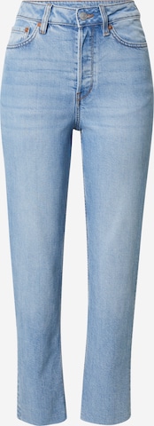 Regular Jeans 'Emma' de la TOM TAILOR DENIM pe albastru: față