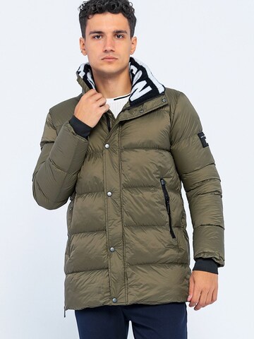 Veste d’hiver Ron Tomson en vert : devant