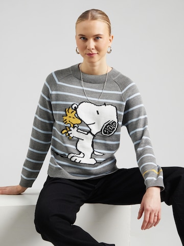 PRINCESS GOES HOLLYWOOD Trui 'Snoopy' in Grijs: voorkant