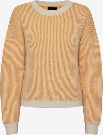 PIECES Sweater 'KARMEN' in Yellow: front
