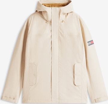 Tommy Jeans Winterjas 'Chicago' in Beige: voorkant