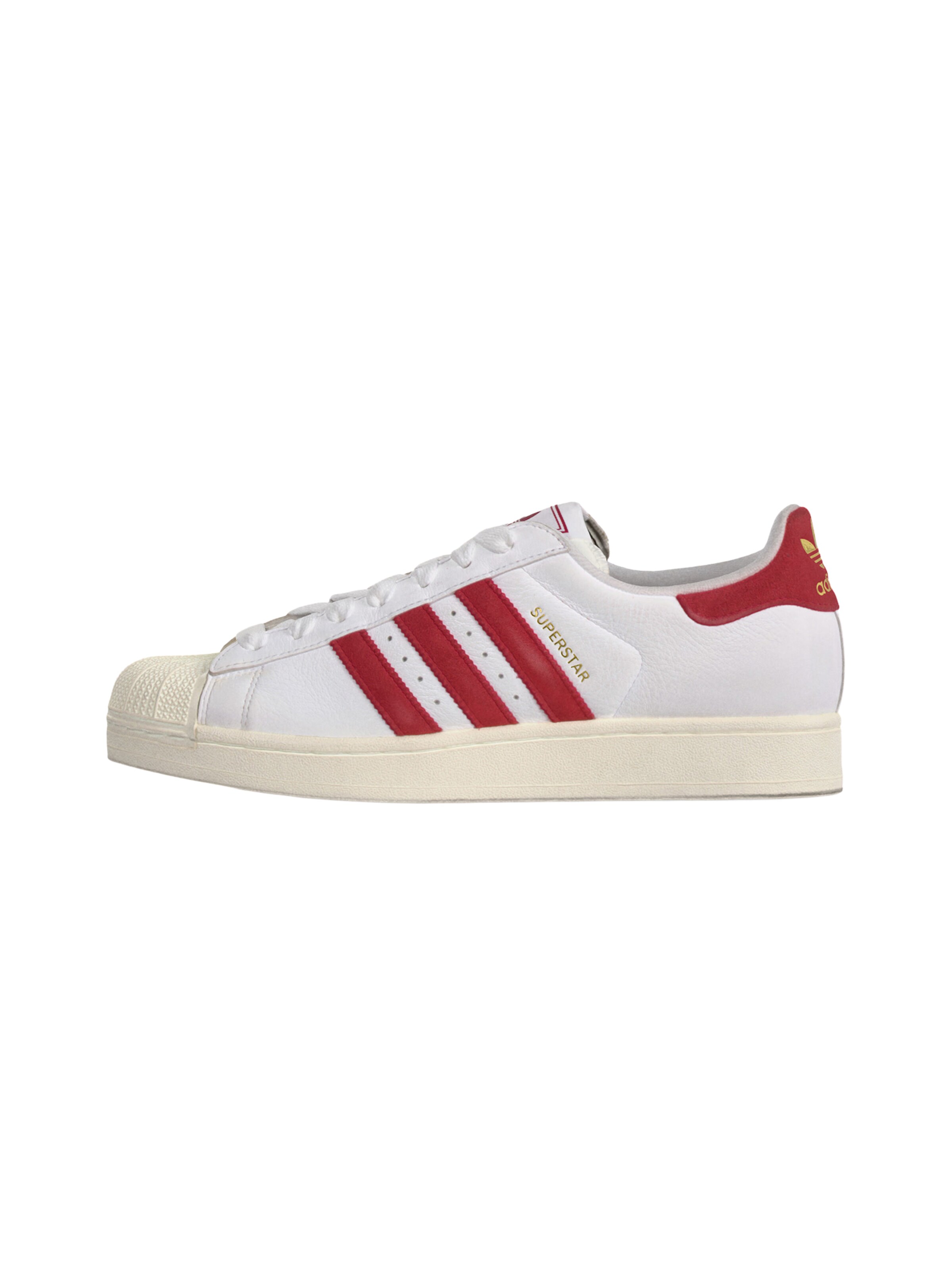 ADIDAS ORIGINALS Ниски маратонки 'SUPERSTAR II' в бяло: отпред