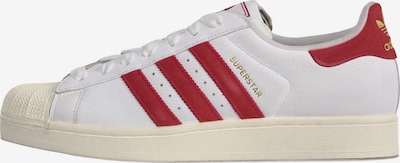ADIDAS ORIGINALS Nízke tenisky 'SUPERSTAR II', veľkosť 35,5 - zlatá / krvavo červená / biela / prírodná biela, Produkt