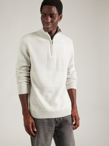 JACK & JONES Pulover 'JJHugo' | siva barva: sprednja stran