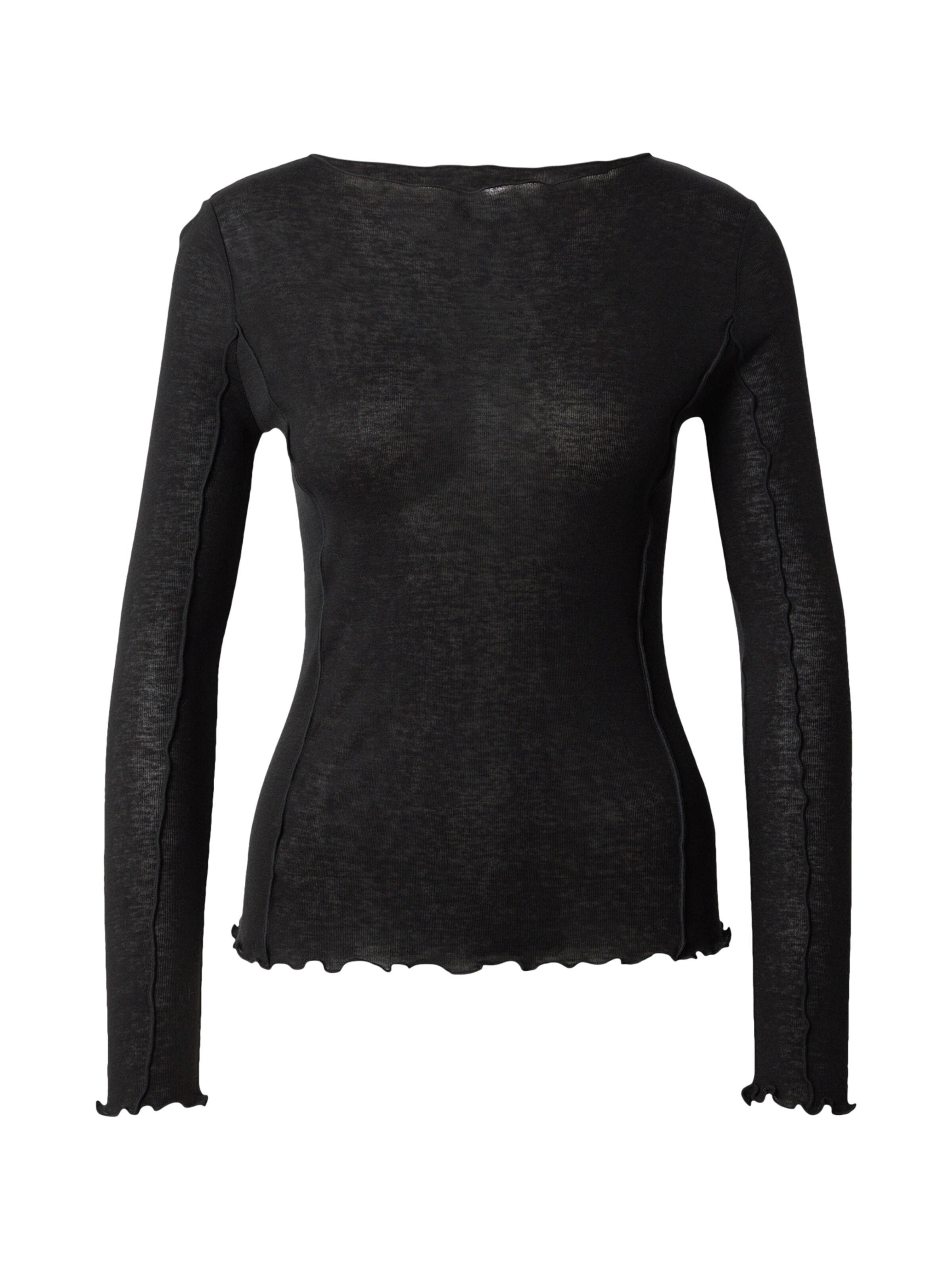 DRYKORN Tričko 'YSARA' - Čierna: predná strana