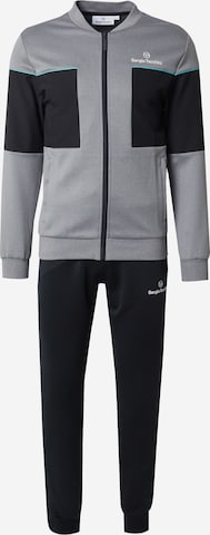juoda Sergio Tacchini Treniruočių kostiumas 'LANCIO': priekis