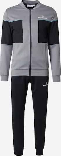 Sergio Tacchini Treenipuku 'LANCIO' värissä meleerattu harmaa / musta / valkoinen, Tuotenäkymä