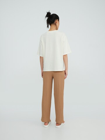 EDITED Wide leg Pants 'Philine' in Brown