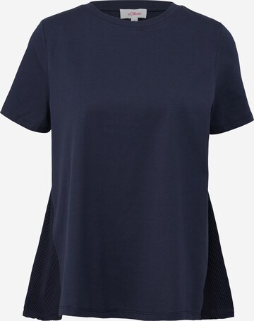 s.Oliver T-Shirt in Blau: predná strana