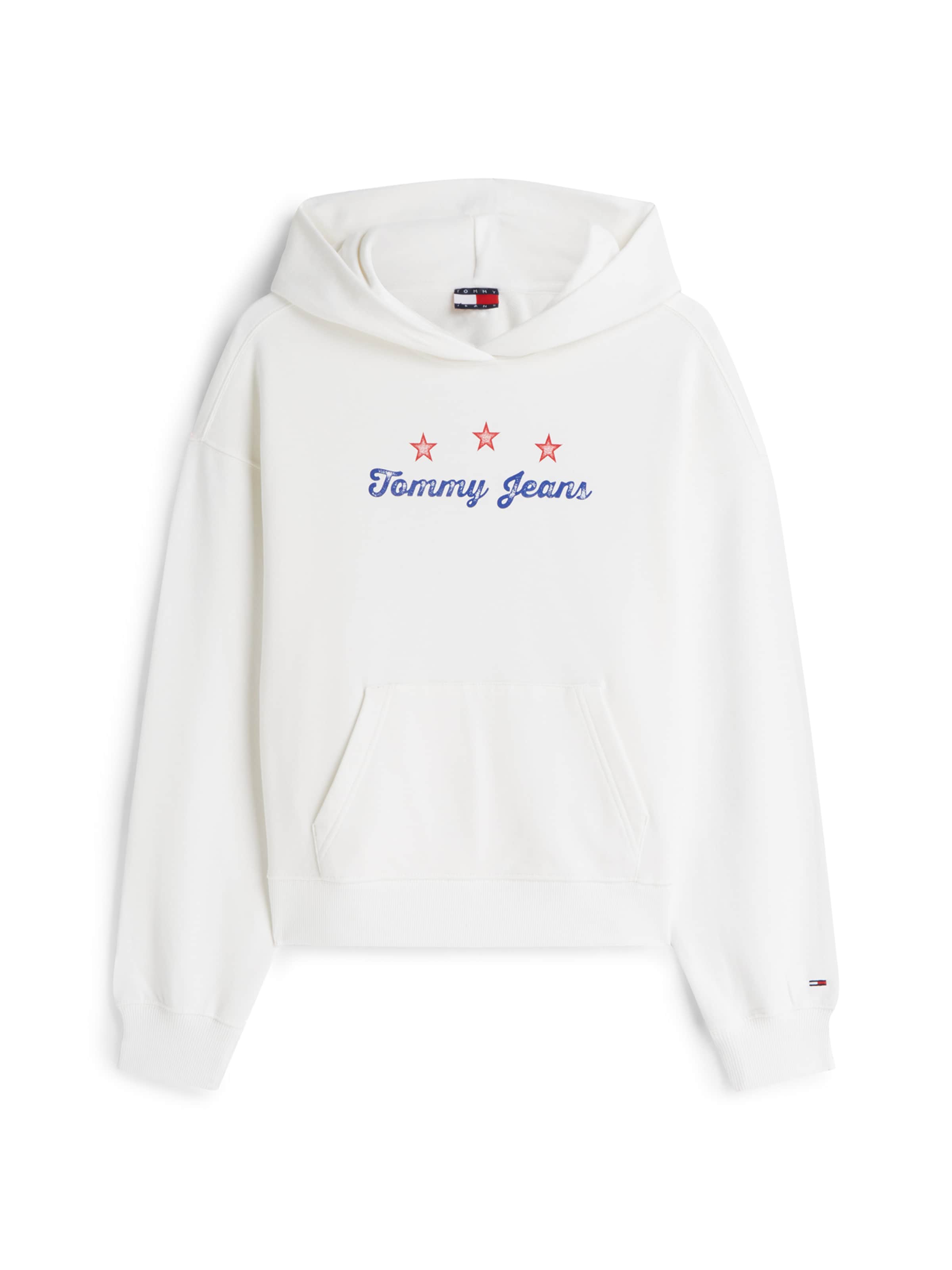 Felpa 'STAR NOVELTY' di Tommy Jeans in bianco: frontale