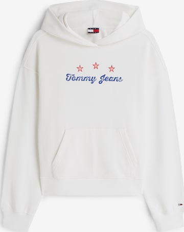 Tommy Jeans Collegepaita 'STAR NOVELTY' värissä valkoinen: etupuoli