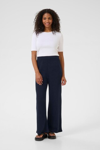 Wide Leg Pantalon 'Edith' Kaffe en bleu
