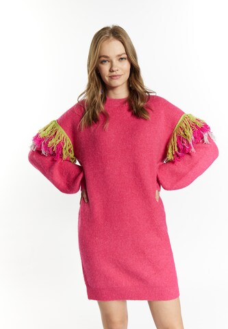 Pullover di IZIA in rosa: frontale