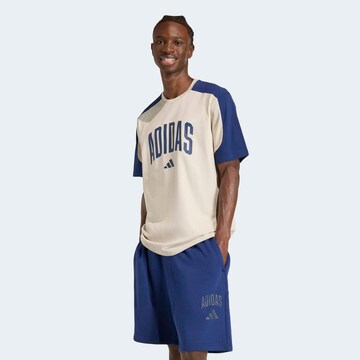 ADIDAS SPORTSWEAR Функциональная футболка 'Collegiate' в Серый: спереди