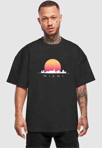 T-Shirt 'Miami' Merchcode en noir : devant