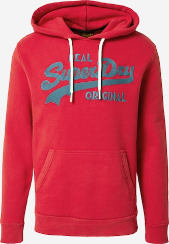 Sweat-shirt 'Soda Pop' Superdry en rouge : devant