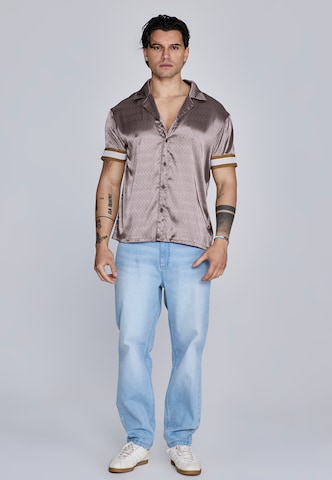 Regular fit Camicia di SikSilk in marrone