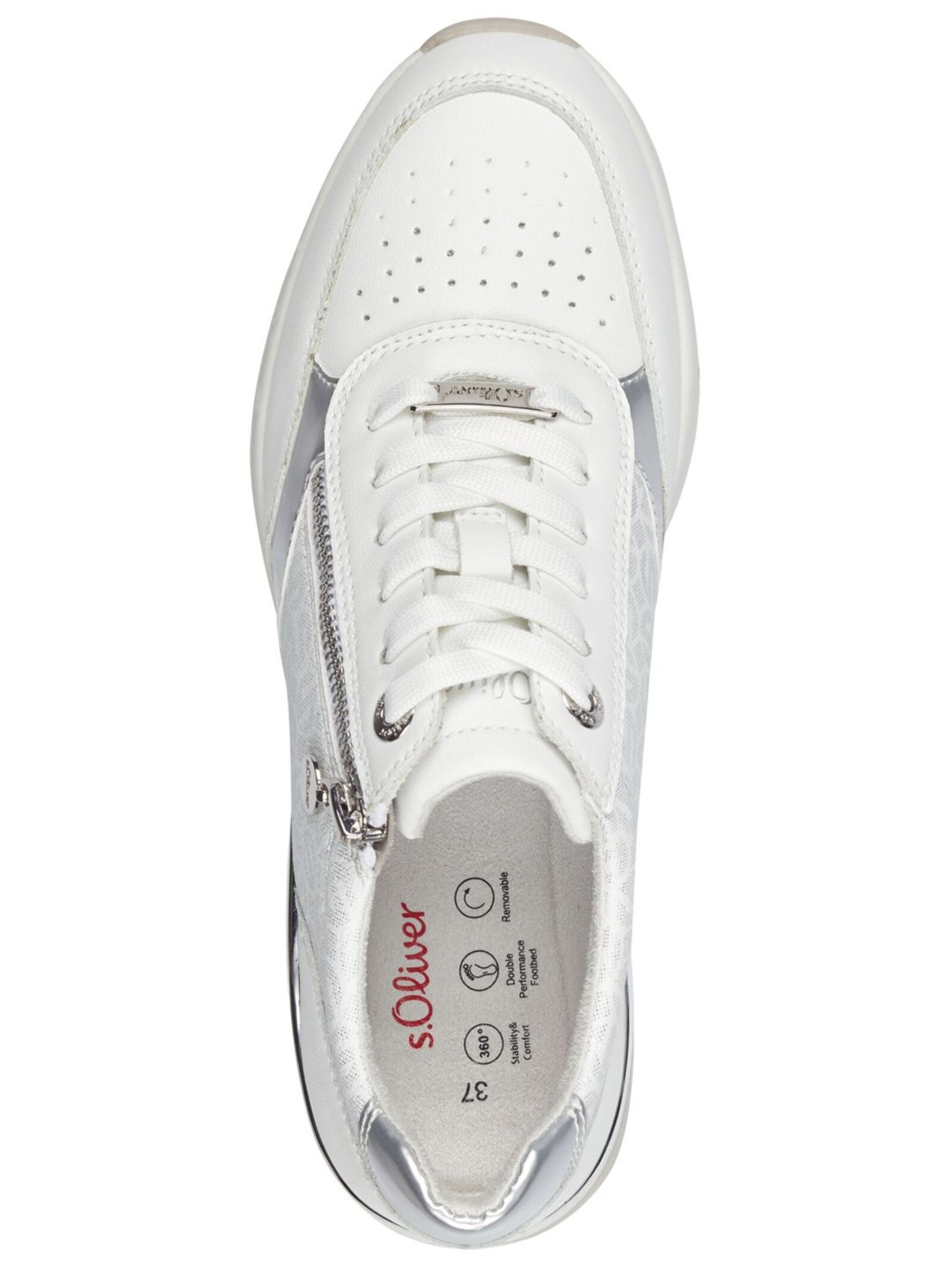 Sneaker bassa di s.Oliver in bianco