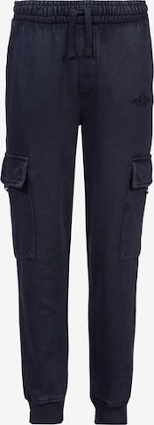 BEAR Tapered Pants in Blue: front