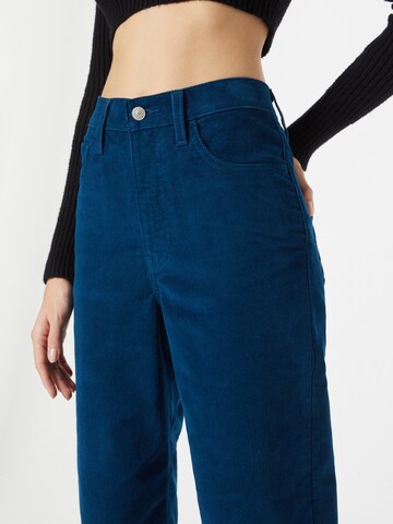 LEVI'S ® Regular Broek 'Ribcage Str Ankle Zip Cord' in Blauw