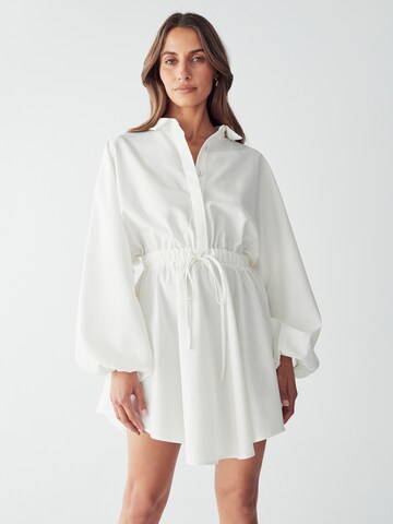 St MRLO Shirt dress 'SHAUNA' in White: front