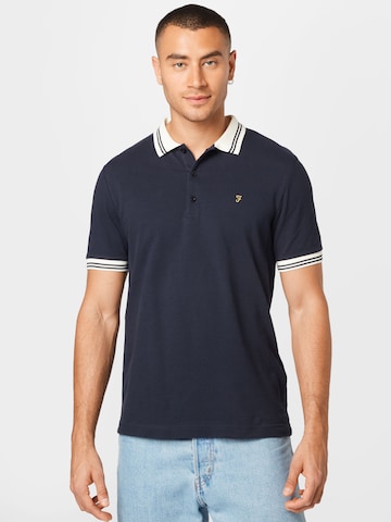 FARAH Shirt 'STANTON' in Blauw: voorkant