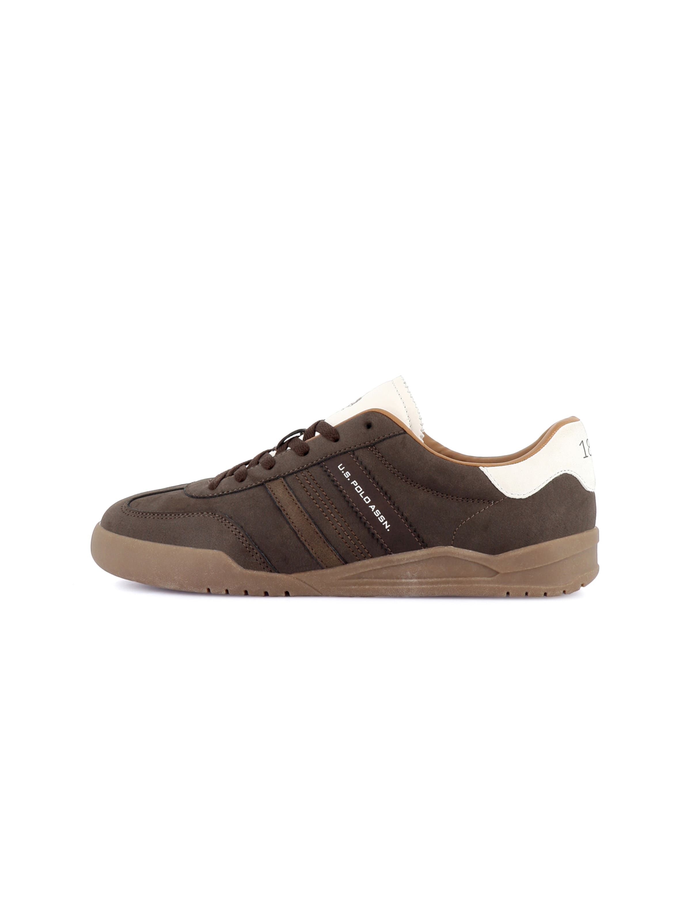 Baskets basses 'Jazz' US POLO ASSN. en marron : devant