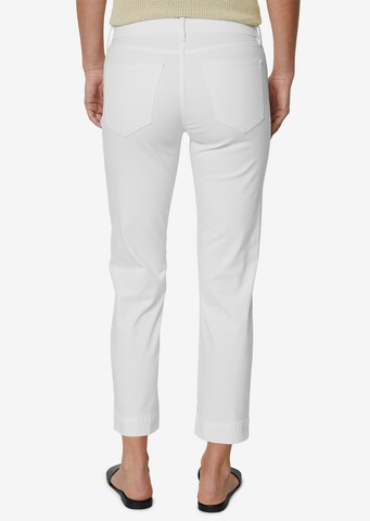 Marc O'Polo Slimfit Broek 'LULEA' in Wit